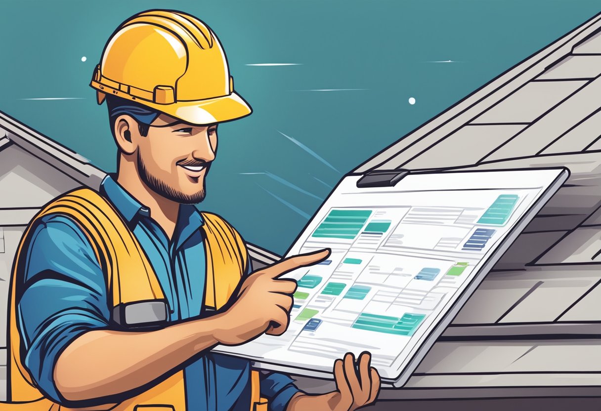 AI Assistants for your Roofing Company - A roofing contractor using chatbot technology to schedule appointments and answer customer inquiries