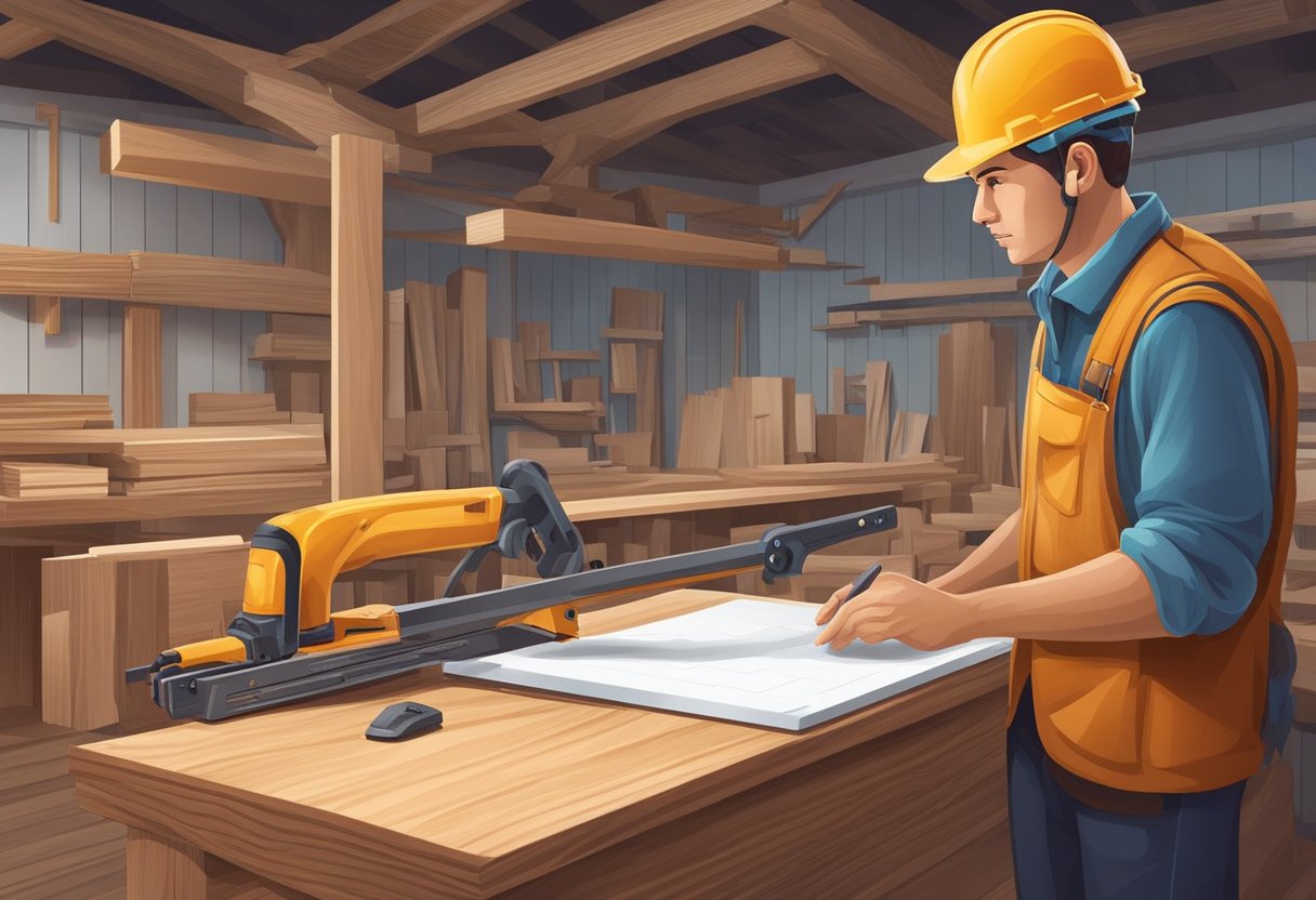 A carpenter's AI system interacts with customers, managing queries and providing solutions